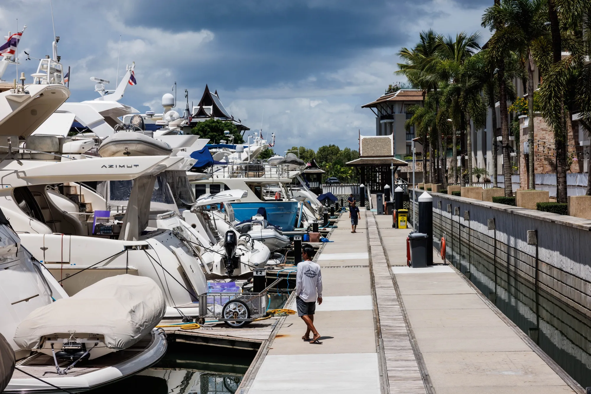 The assets, including luxury condominiums, yachts and cars, were frozen by the Anti-Money Laundering Office.