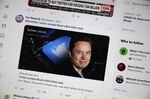 In this photo illustration, news about Elon Musk's bid to takeover Twitter is tweeted on April 25.