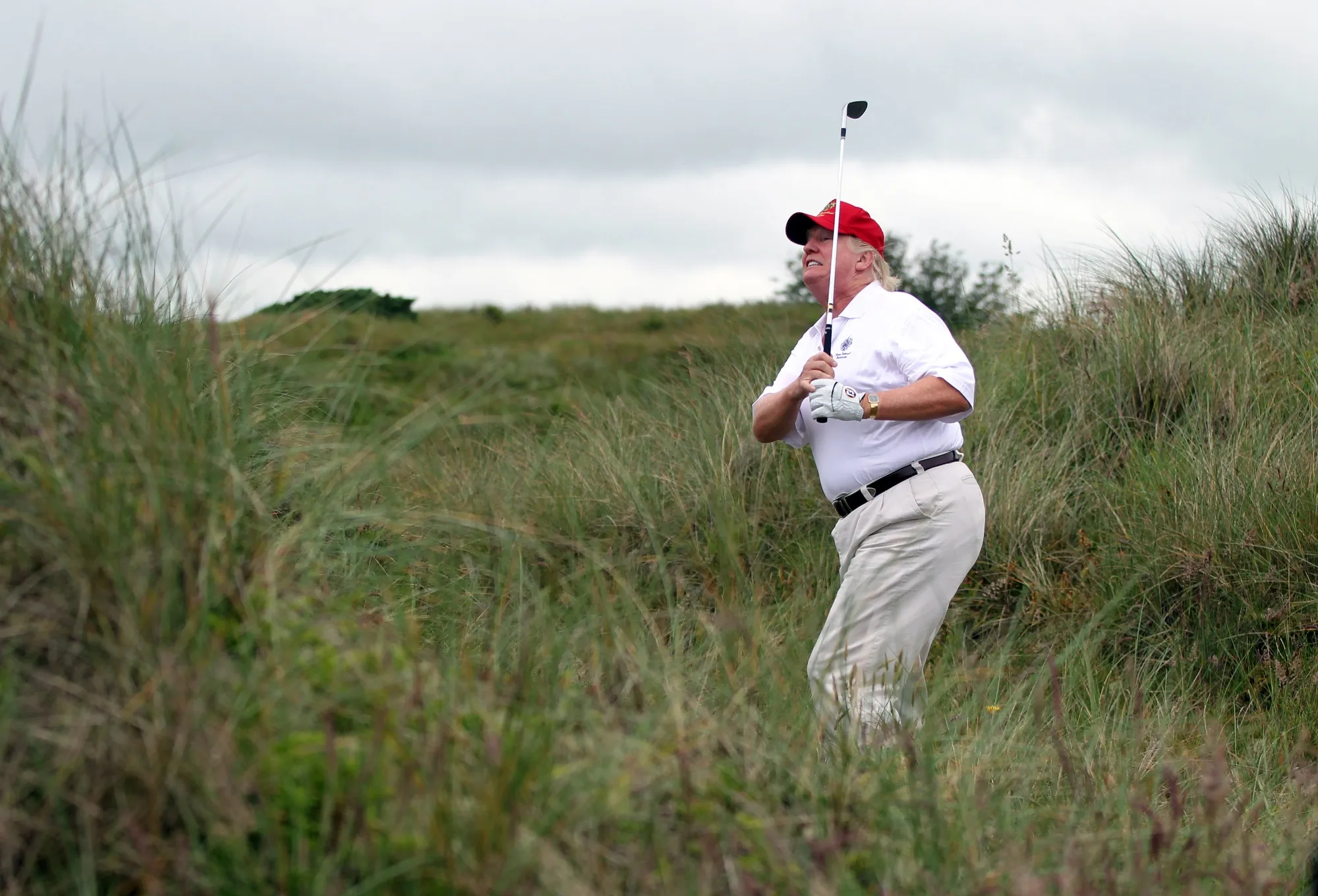 The contours of the president's finances are still hidden in the rough.