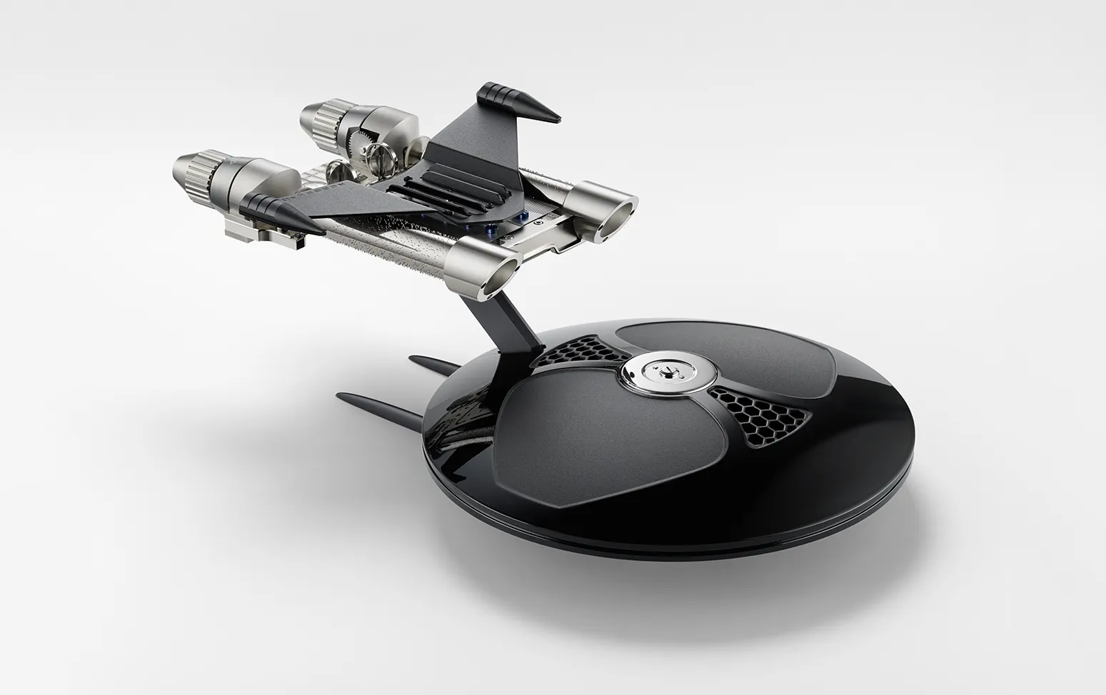 A Spaceship-Shaped Mechanical Music Box Plays Sci-Fi and Rock n