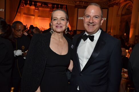 Adele Chatfield-Taylor, president and CEO of the American Academy in Rome, and James Reginato, a contributor to Vanity Fair. Photographer: Amanda Gordon/Bloomberg