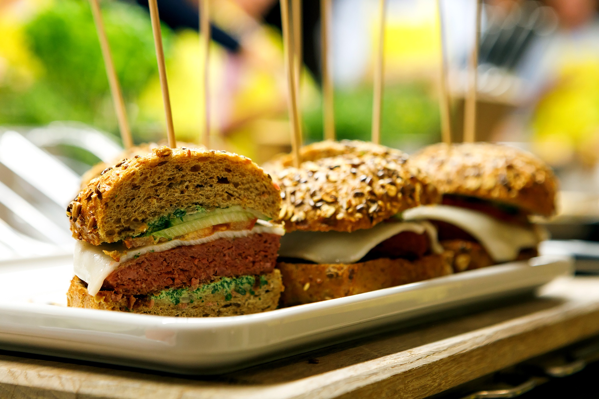 Nestle Revamps Veggie Burger Recipe Amid Competition Bloomberg