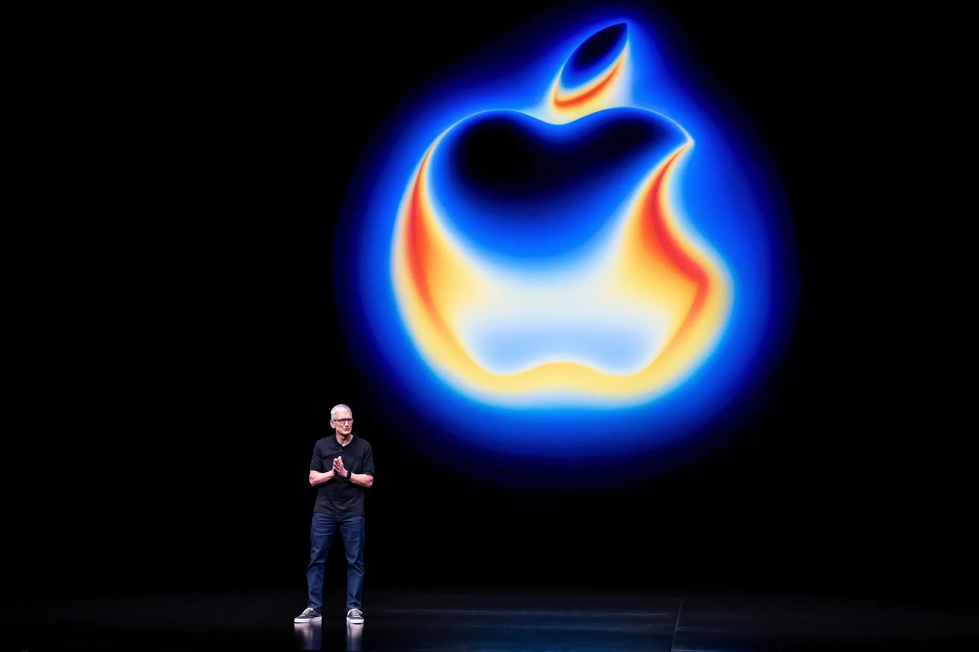 Apple CEO Tim Cook holding the company’s&nbsp;biggest product launch event of the year in 2025.