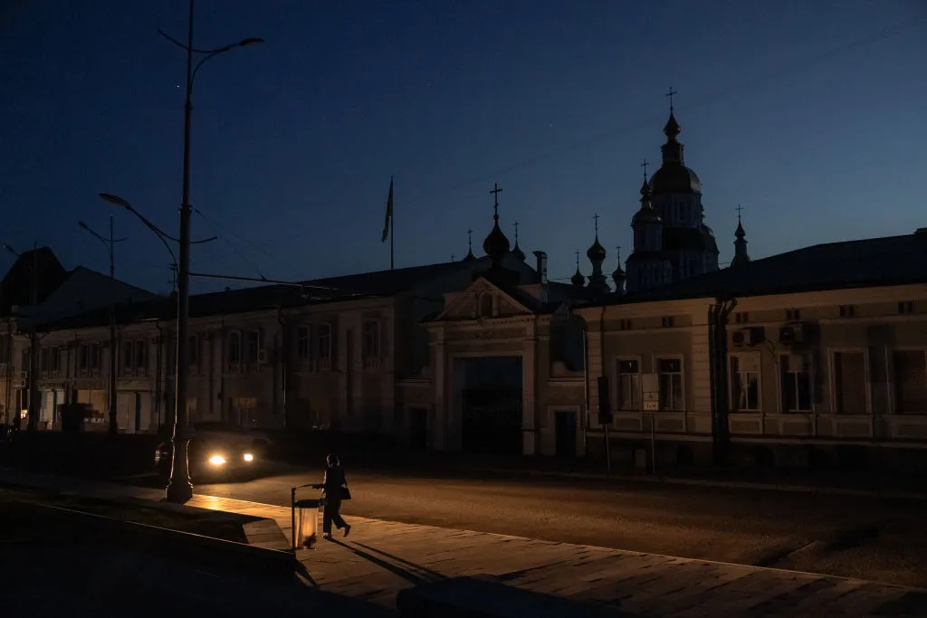 A&nbsp;blackout following Russian attacks on energy infrastructure in Kharkiv.&nbsp;