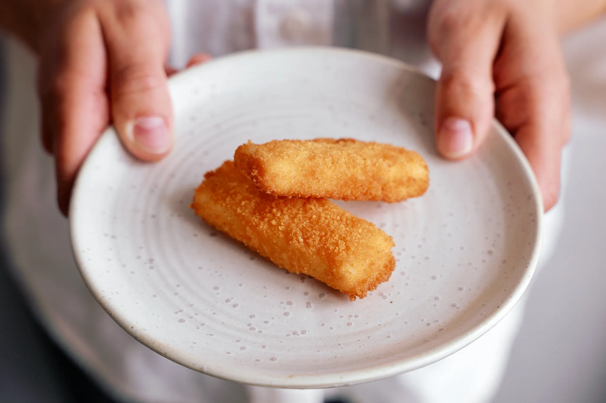 Cultivated fish fingers by Bluu Seafood.