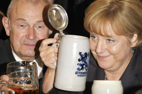 She'll drink to that.
