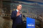 California Governor Gavin Newsom announced a $100 billion “California Comeback Plan” at a press conference on May 10 in Oakland.