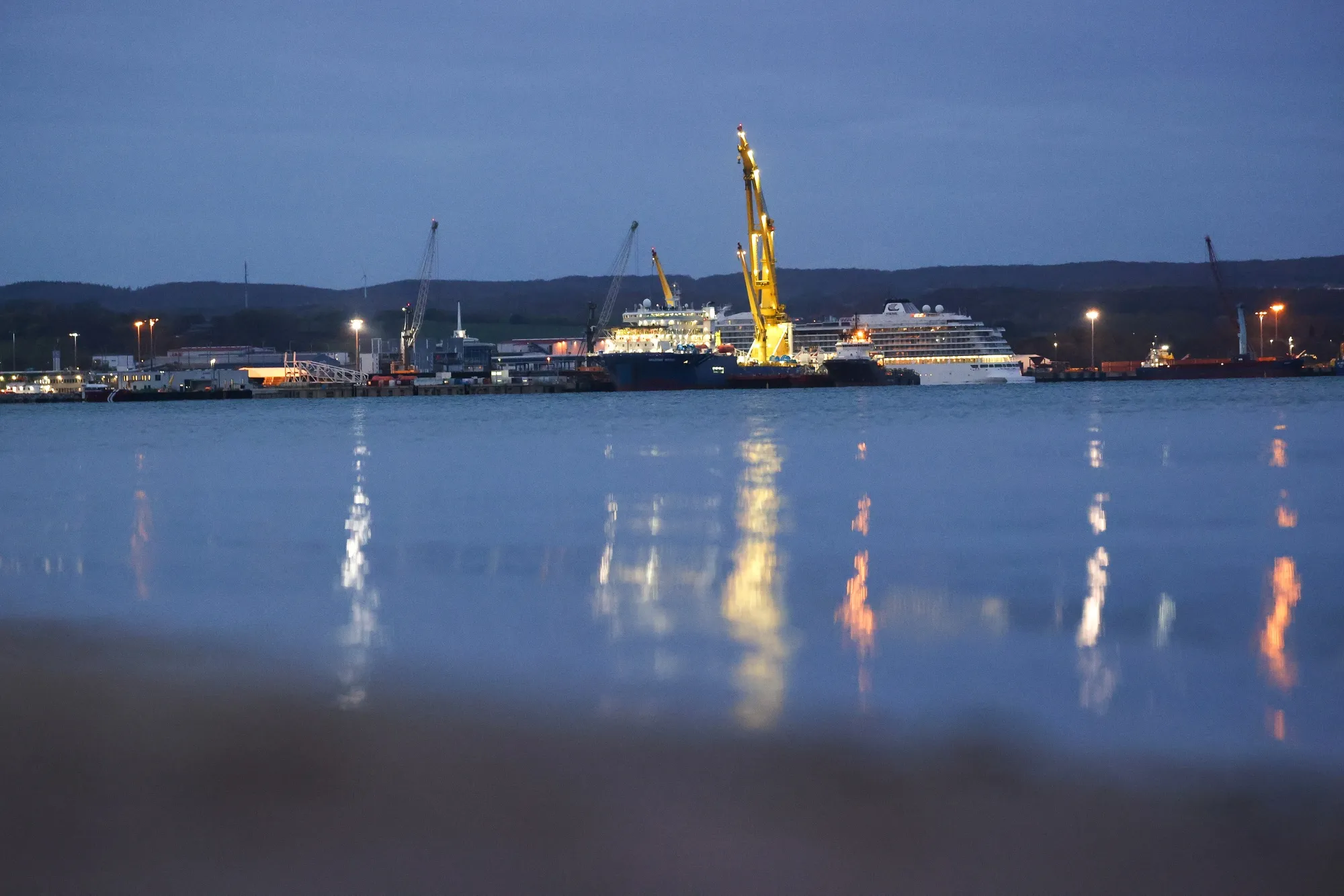 Russian pipe-laying vessel 'Akademik Cherskiy'.
