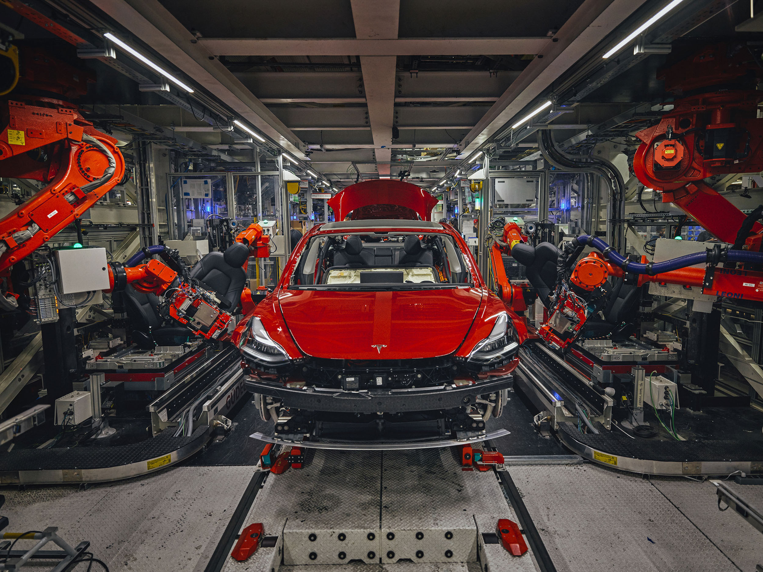 tesla motors factory