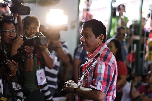 Rodrigo Duterte on May 9.