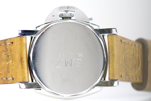 The Panerai Militare reverse side.