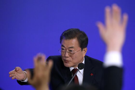 South Korea’s Moon Faces Barrage of Scandal Questions Ahead of Elections