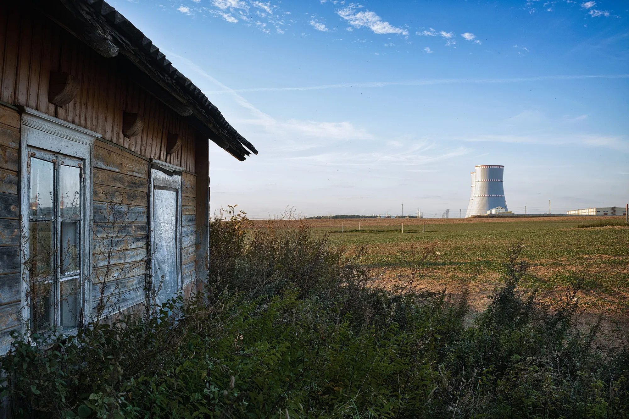 The cooling towers at the Astravets nuclear power plant in Belarus.&nbsp;