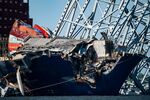 Key Bridge Unified Command To Remove Bridge Section On Ship With Precision Cuts