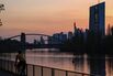 Aerial Views of Frankfurt's Financial District 