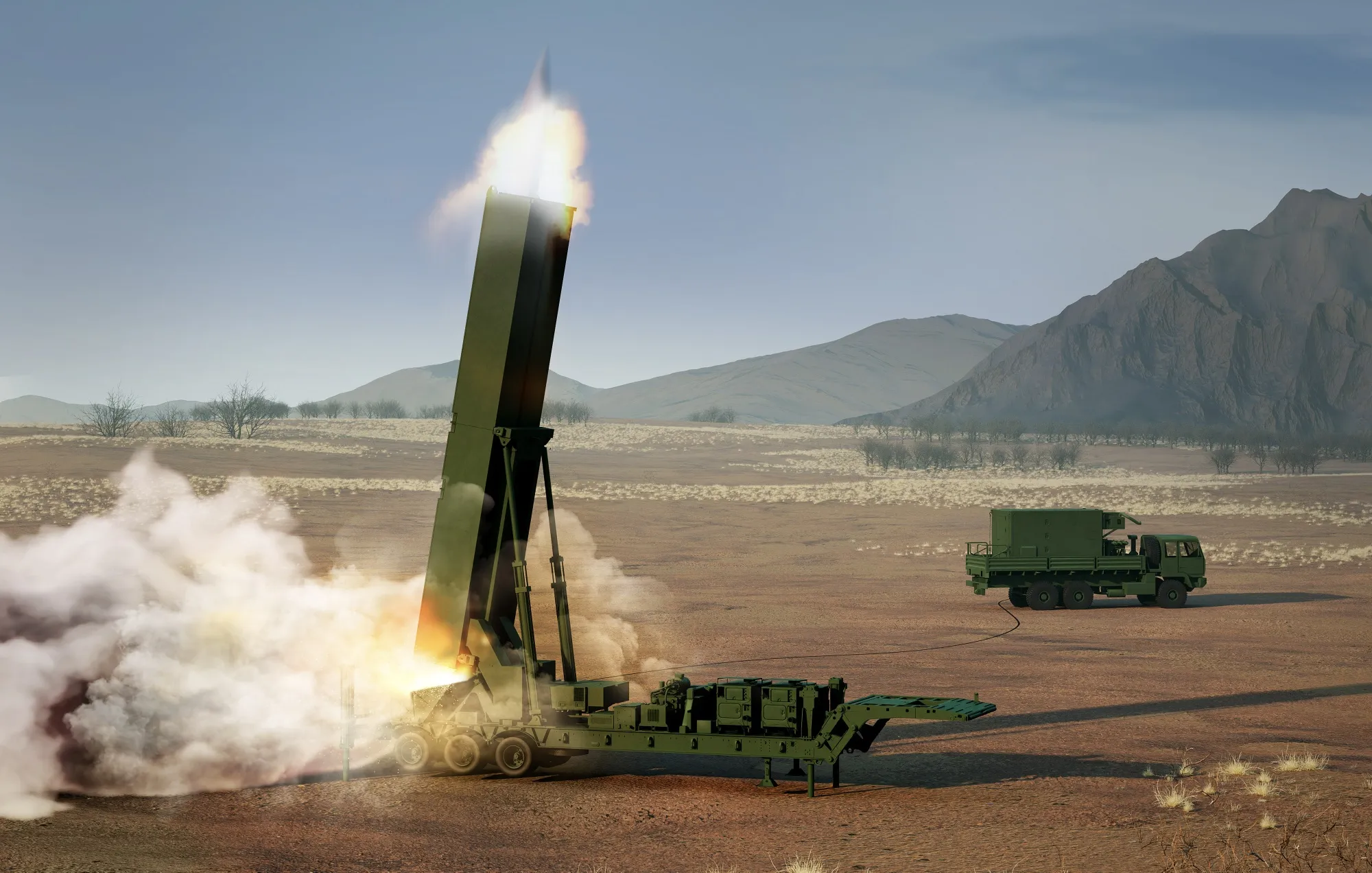 Artist notional rendering of the Long Range Hypersonic Weapon.