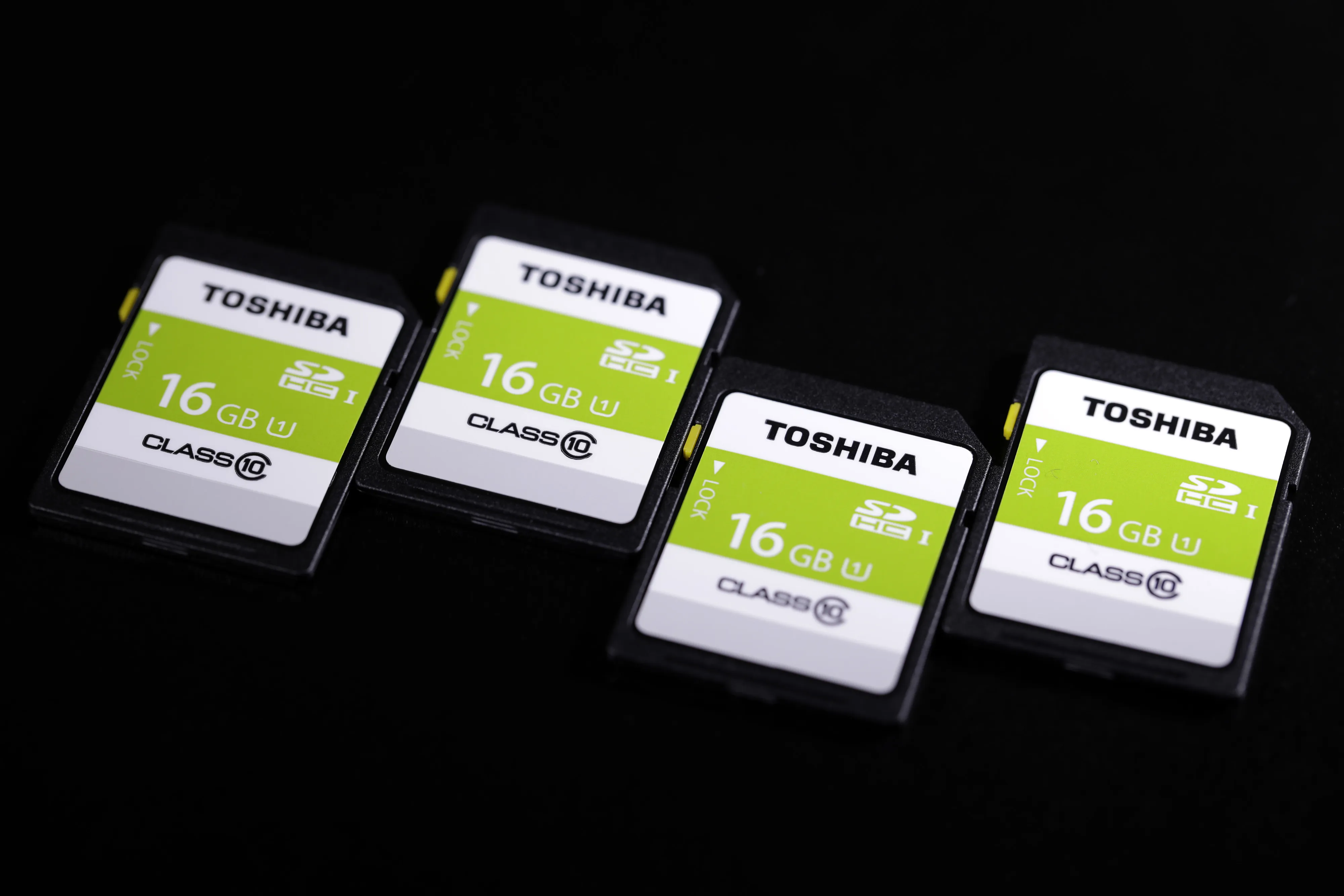 Images Of Toshiba Corp. Flash Memory Products As The Deal To Sell Its Chips Business Near Complete