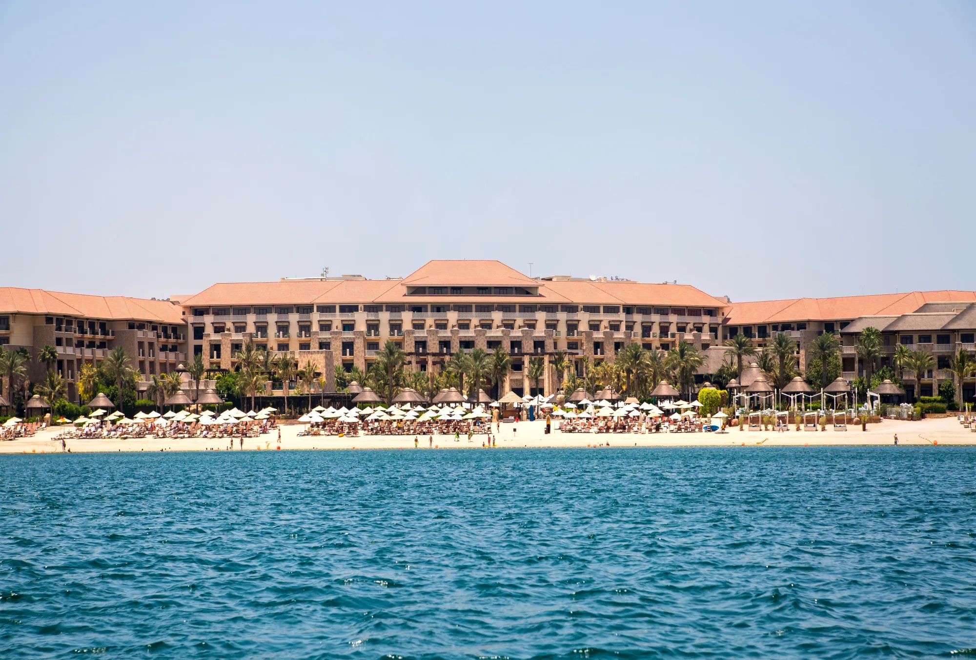 The luxury Sofitel hotel on Palm Jumeirah island in Dubai.