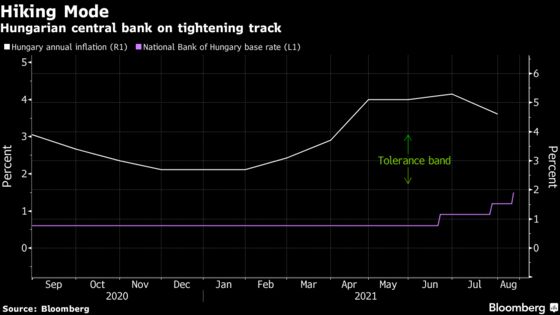 Hungary Begins Bond Tapering to Add Punch to Rate-Hike Cycle