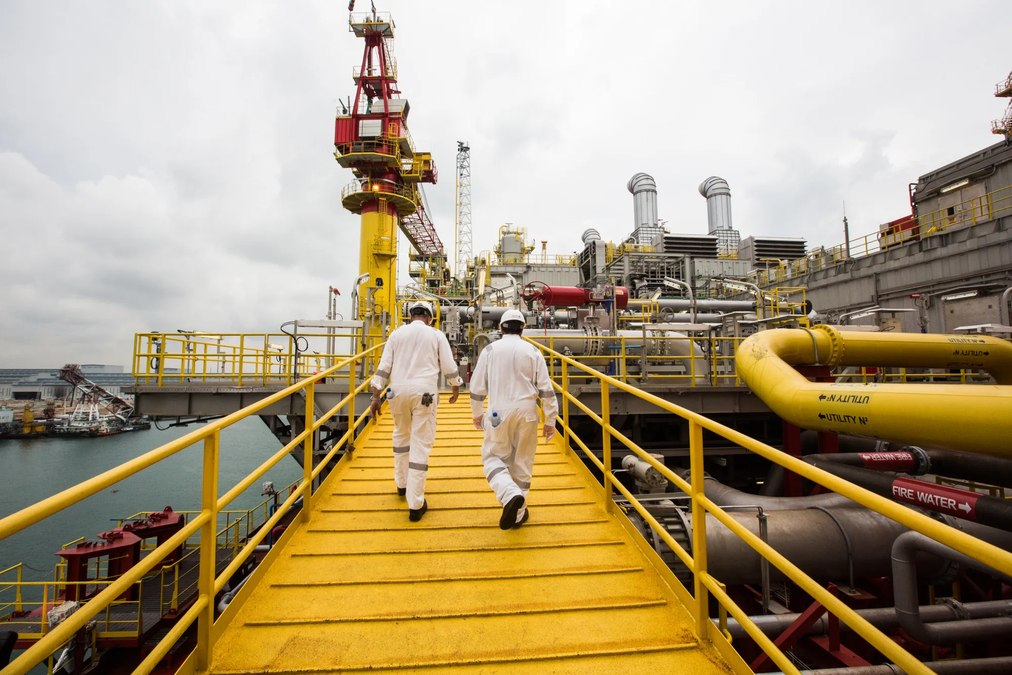 Aboard A Tullow Oil Plc Floating Production Storage And Offloading Facility At The Sembcorp Marine Tua Shipyard