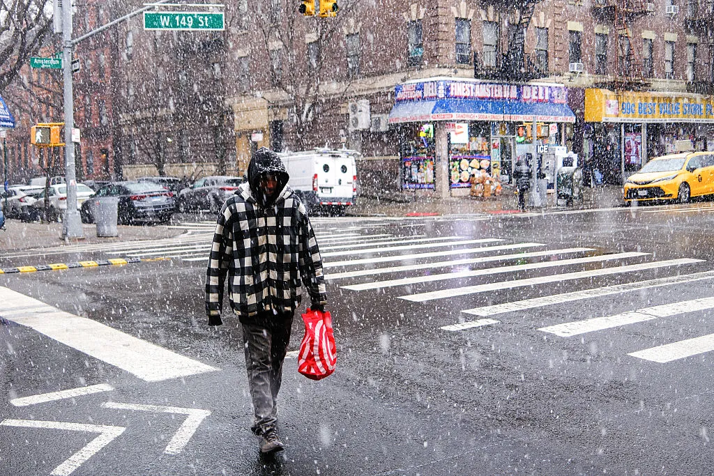 Snow&nbsp;in New York on Jan.&nbsp;17.