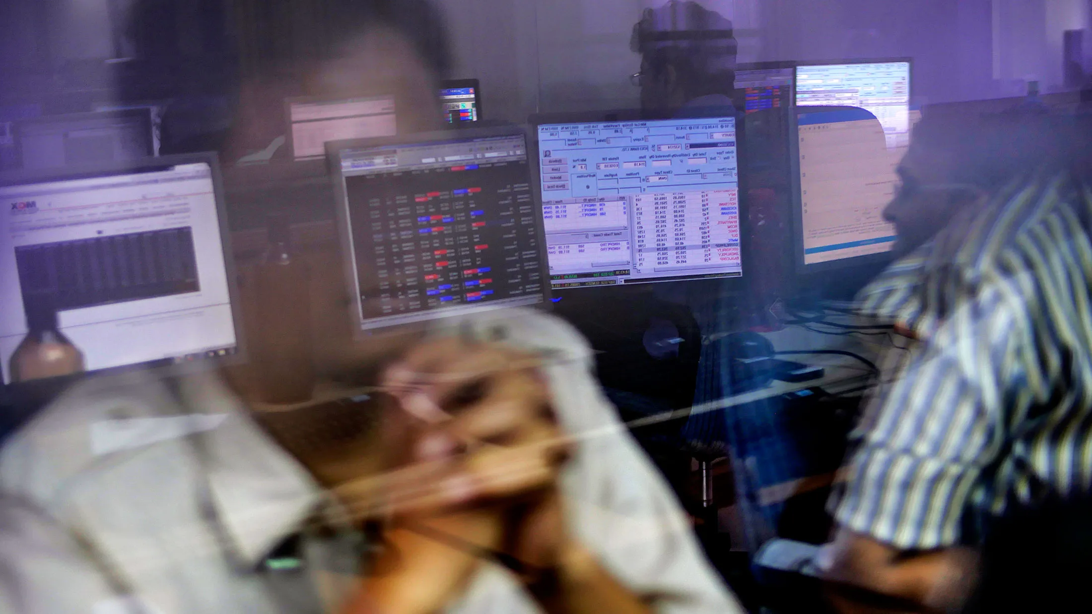 A securities brokerage in Mumbai, India.
