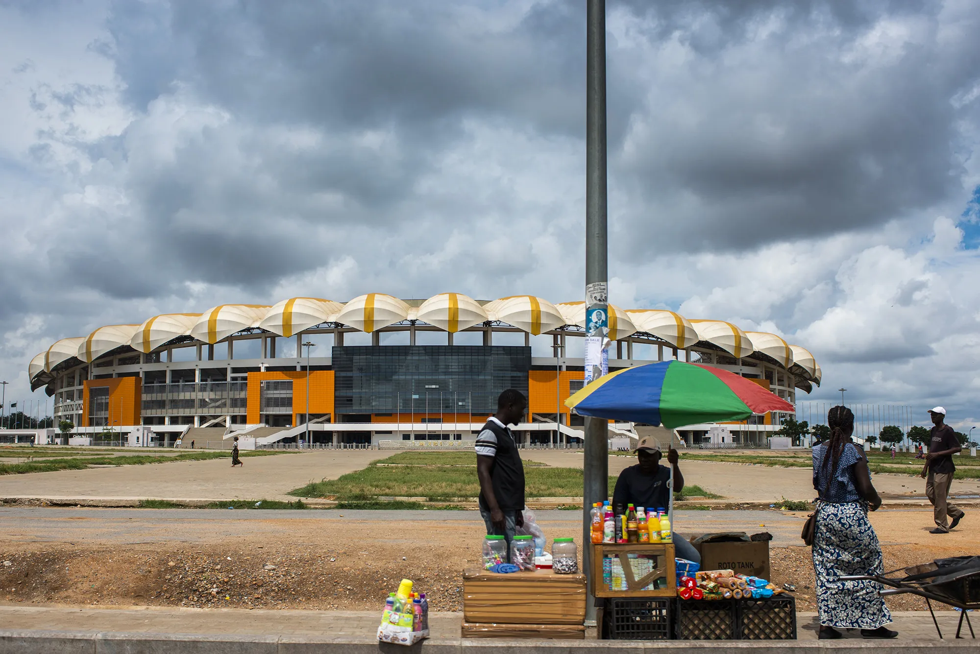 The Heroes National Stadium&nbsp;in Lusaka, Zambia.