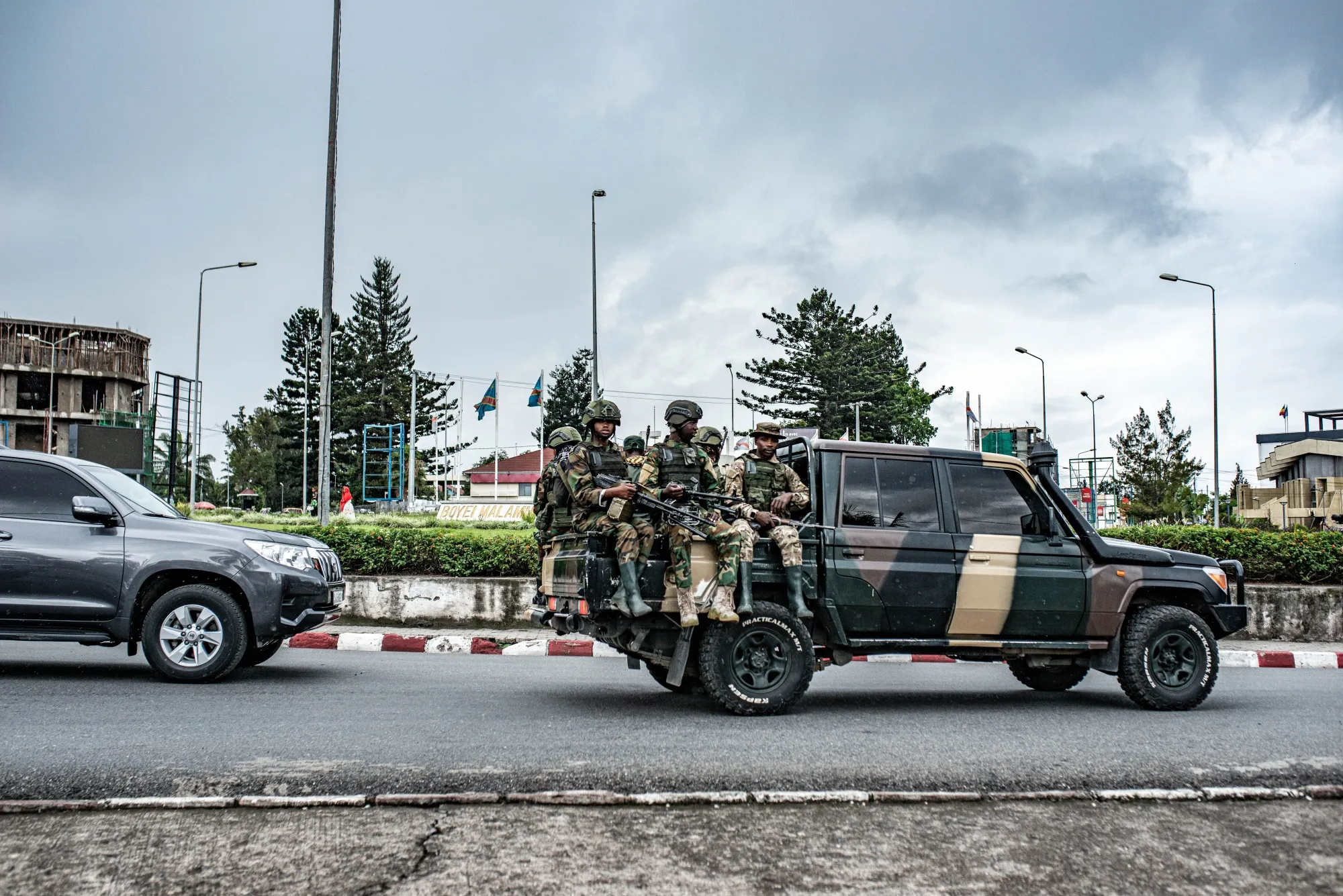 M23 rebels in Goma, Democratic Republic of Congo, in April.