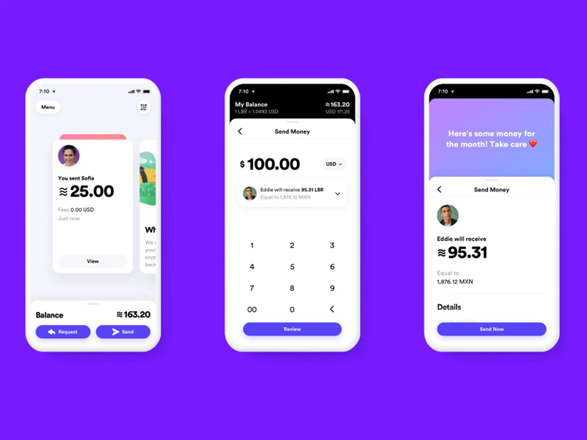 Calibra wallet app illustration.