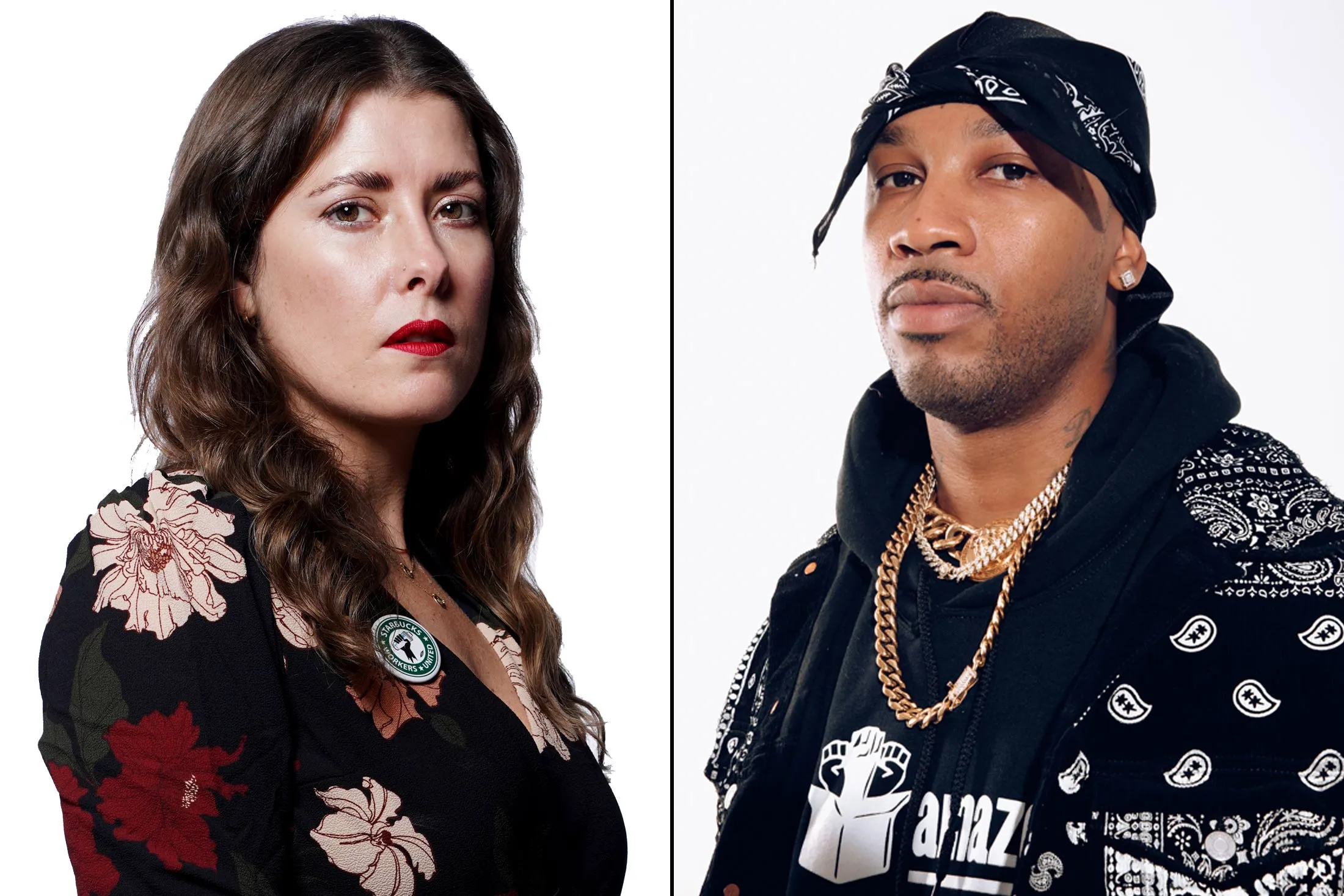 Michelle Eisen and Chris Smalls&nbsp;