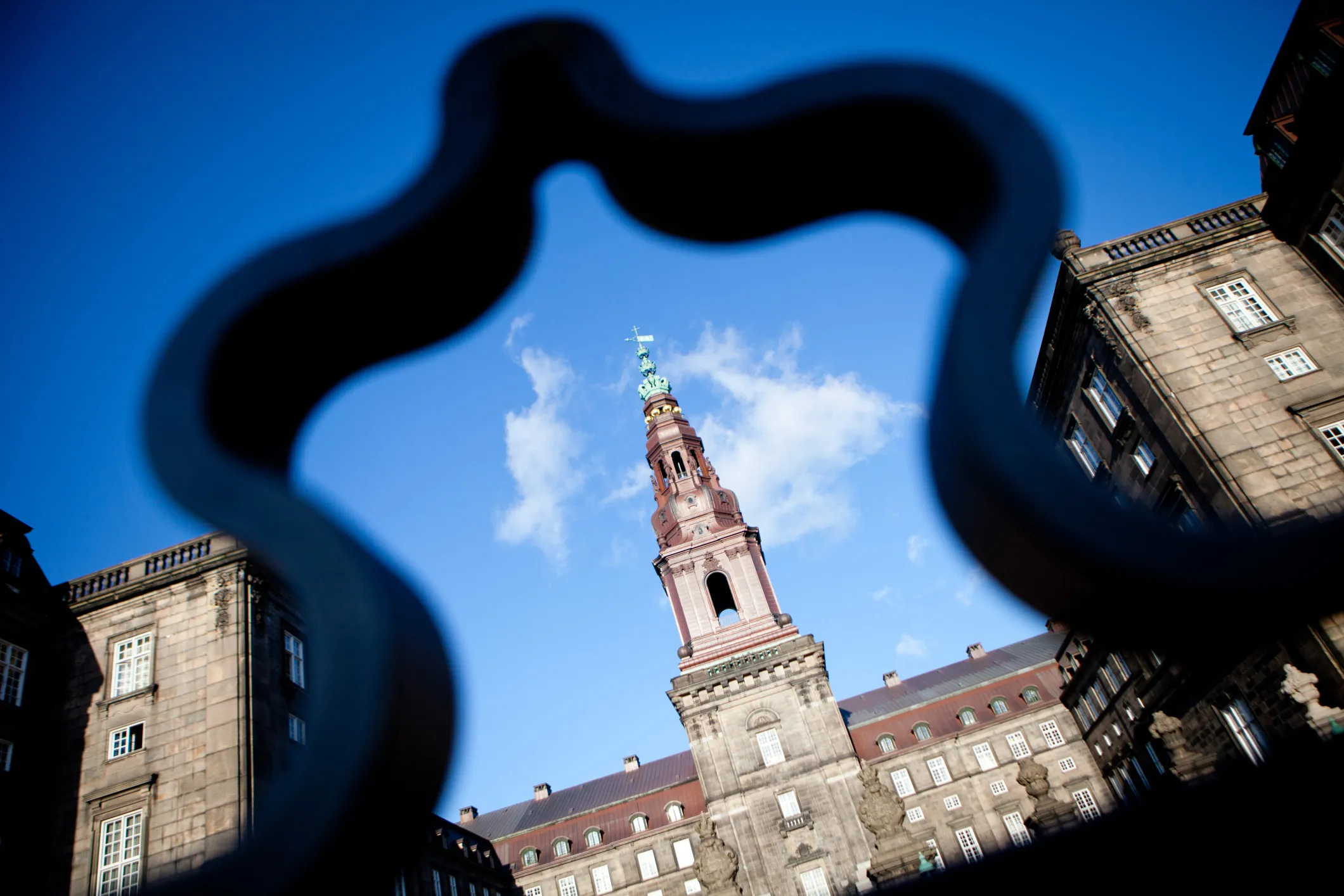 Denmark's parliament building in Copenhagen.
