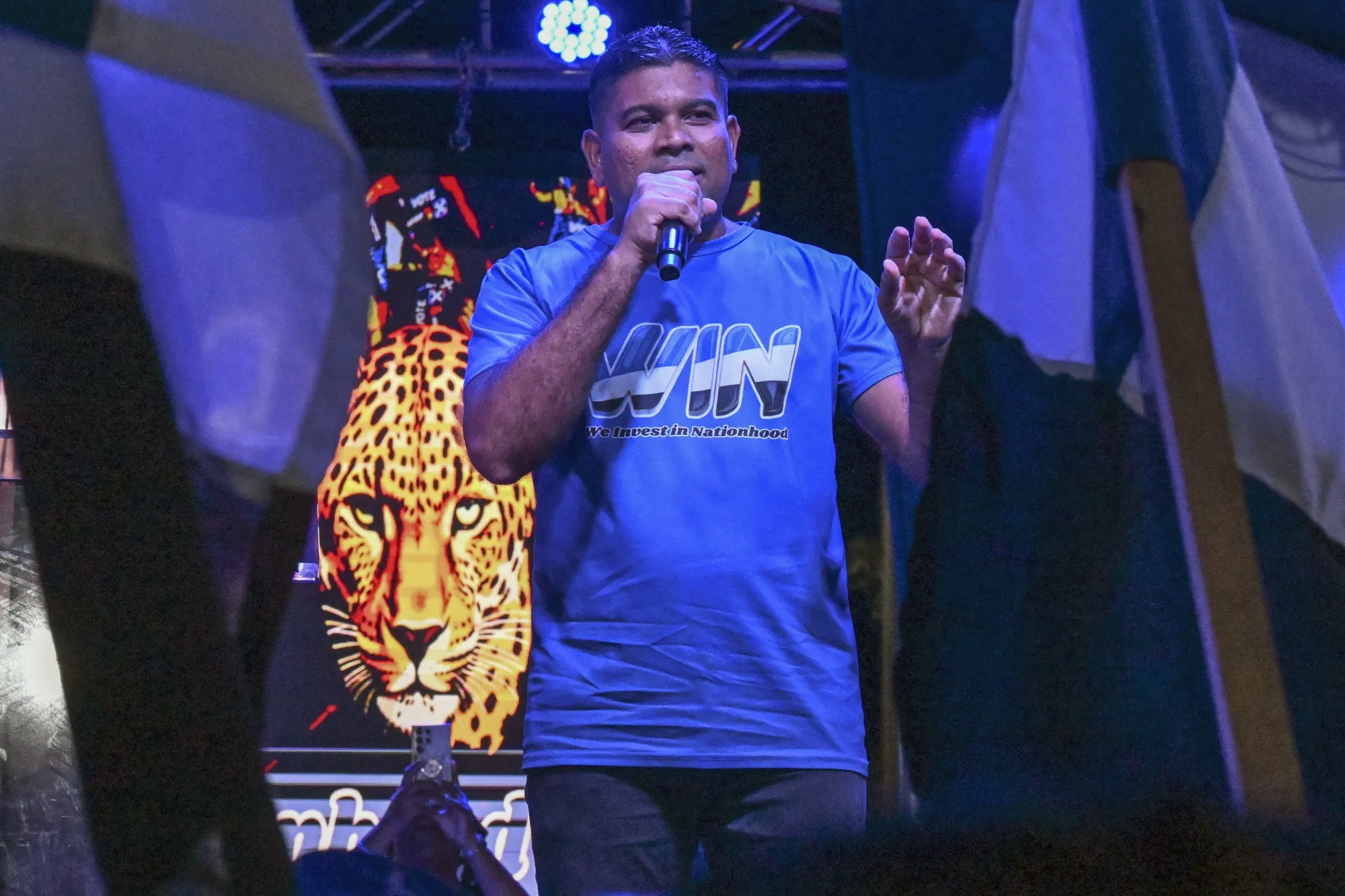 Azruddin Mohamed in Georgetown in August.