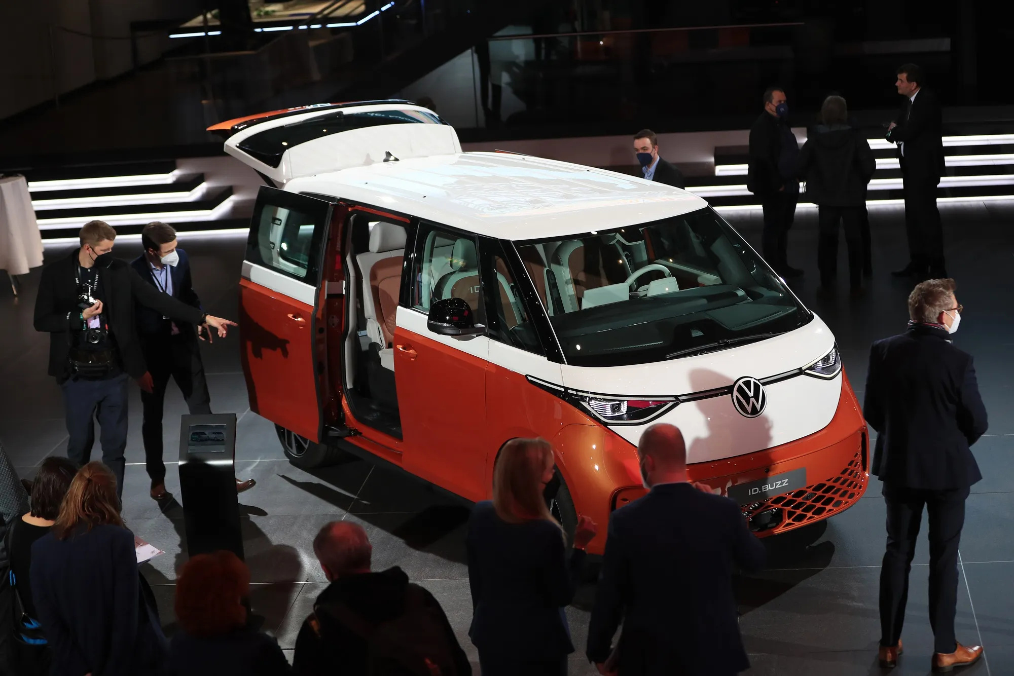 The Volkswagen ID. Buzz was unveiled&nbsp;at Volkswagen’s auto plant in Wolfsburg, Germany, March 9, 2022.