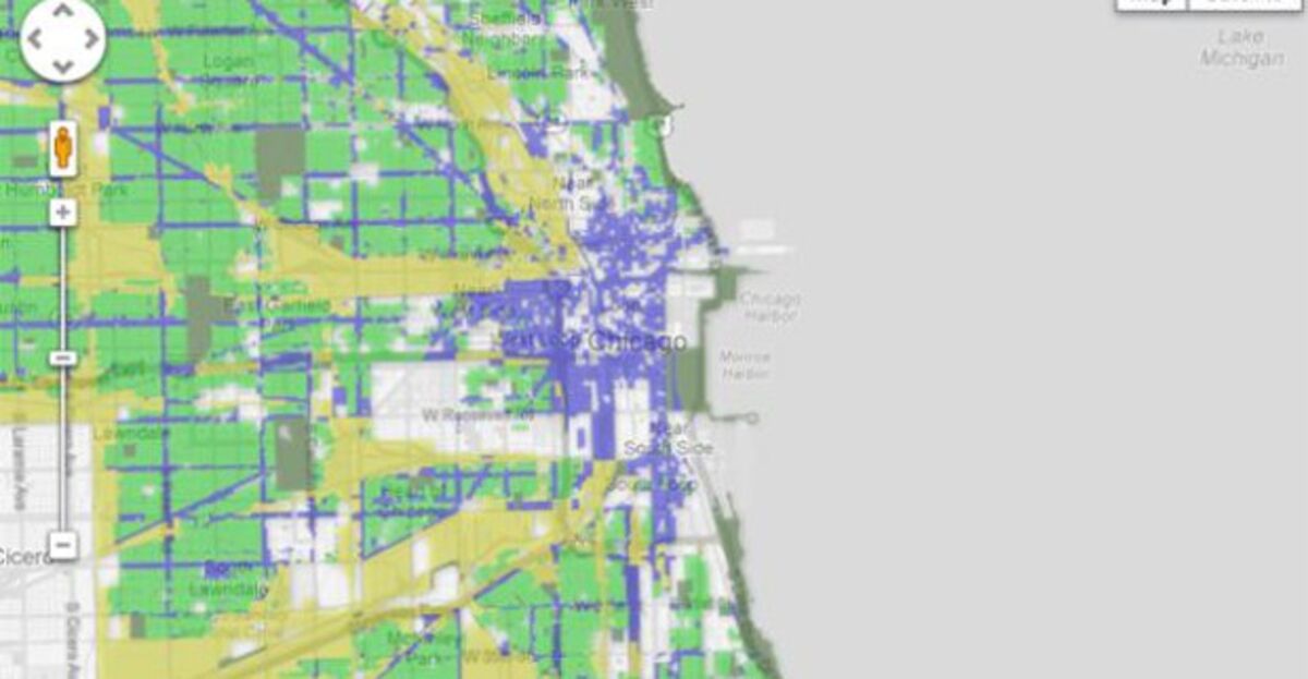 City Of Chicago Interactive Zoning Map Simcity Reference Of The Day: Chicago Zoning Map - Bloomberg