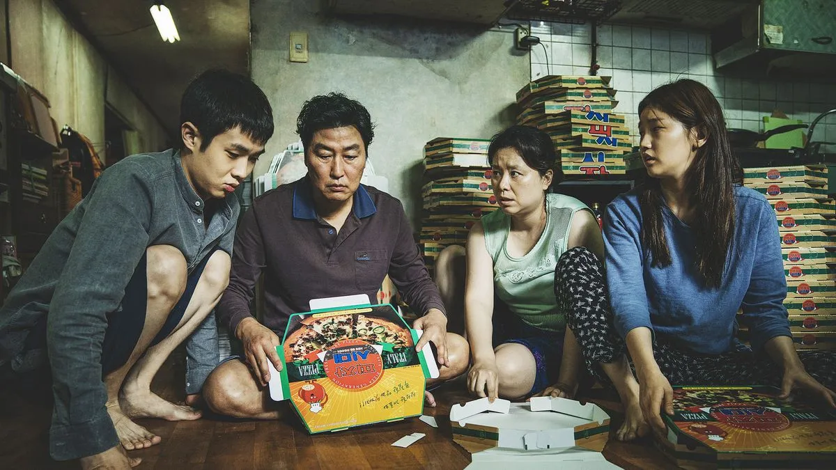 A family in “Parasite”.