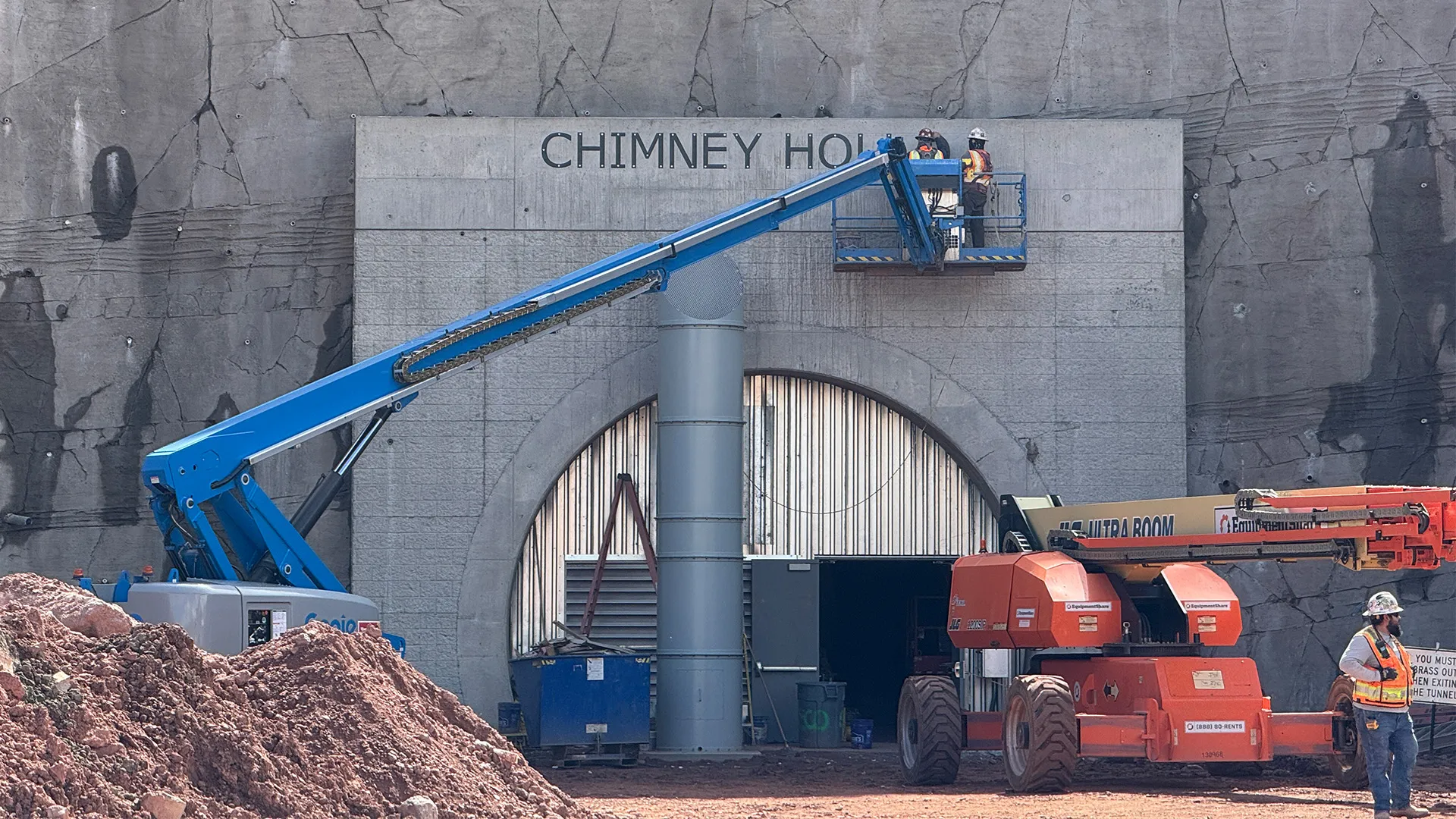 Chimney Hollow is the largest dam to be built in the US in decades. 