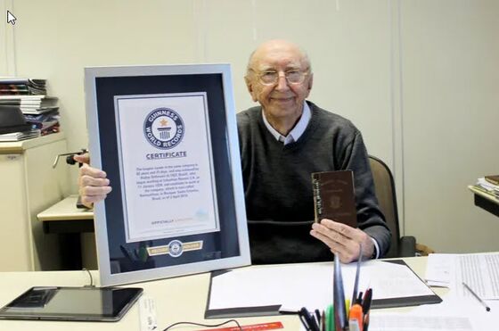 This Manager Sets Record by Working for Same Company for 84 Years