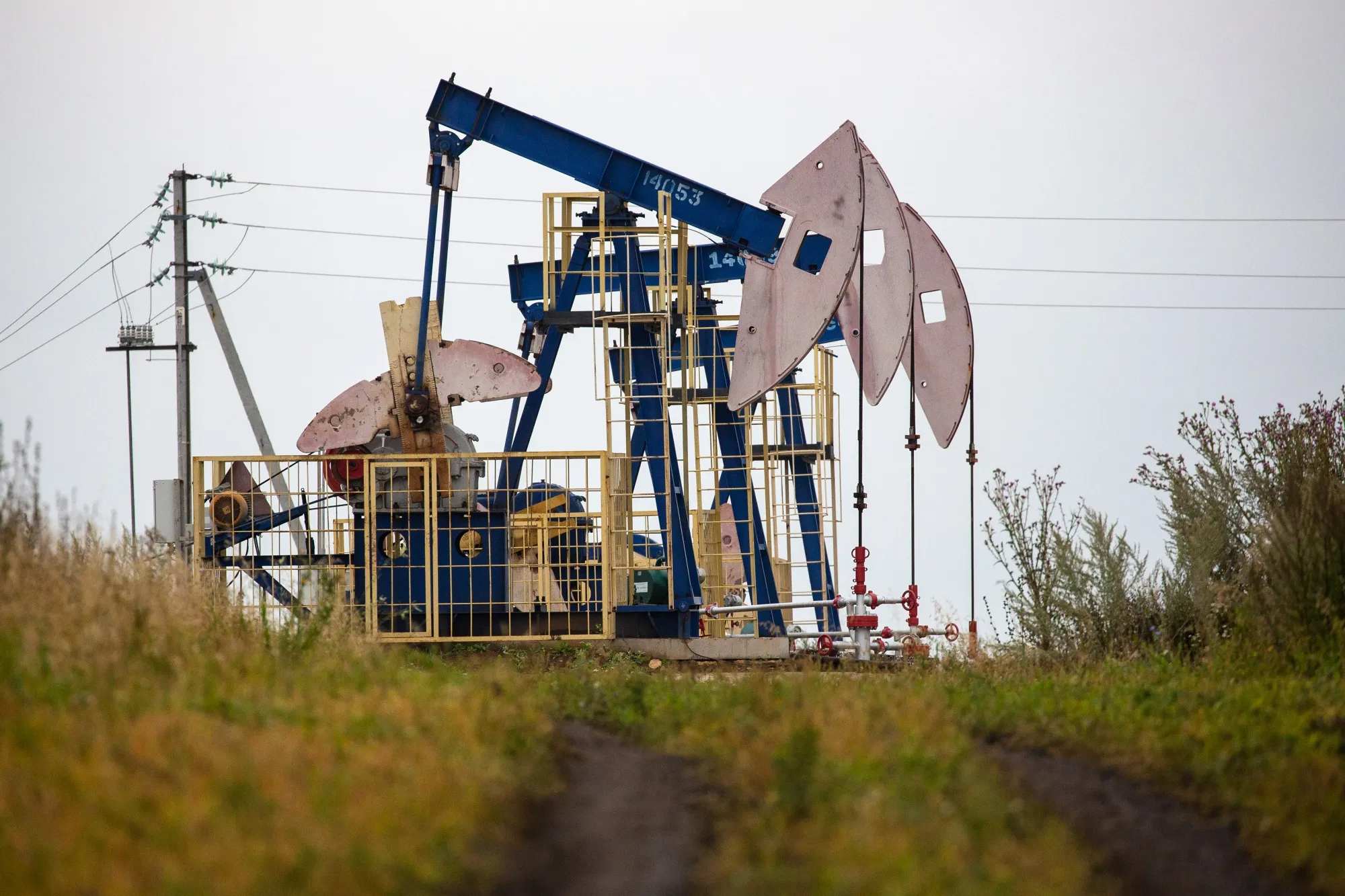 Russian Oil Pumping Jacks Ahead Of OPEC+ 