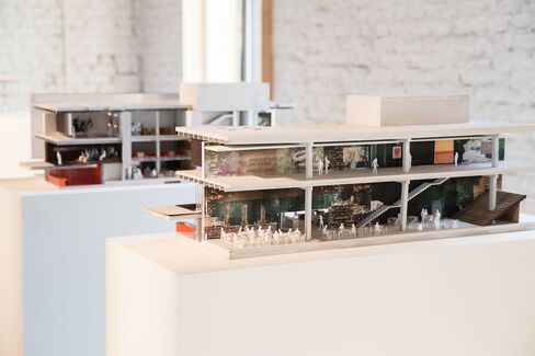 A model of the new Garage Museum.