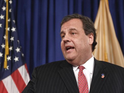 New Jersey Governor Chris Christie speaks about his knowledge of a traffic study that snarled traffic at the George Washington Bridge during a news conference on Jan. 9, 2014, at the State House in Trenton.