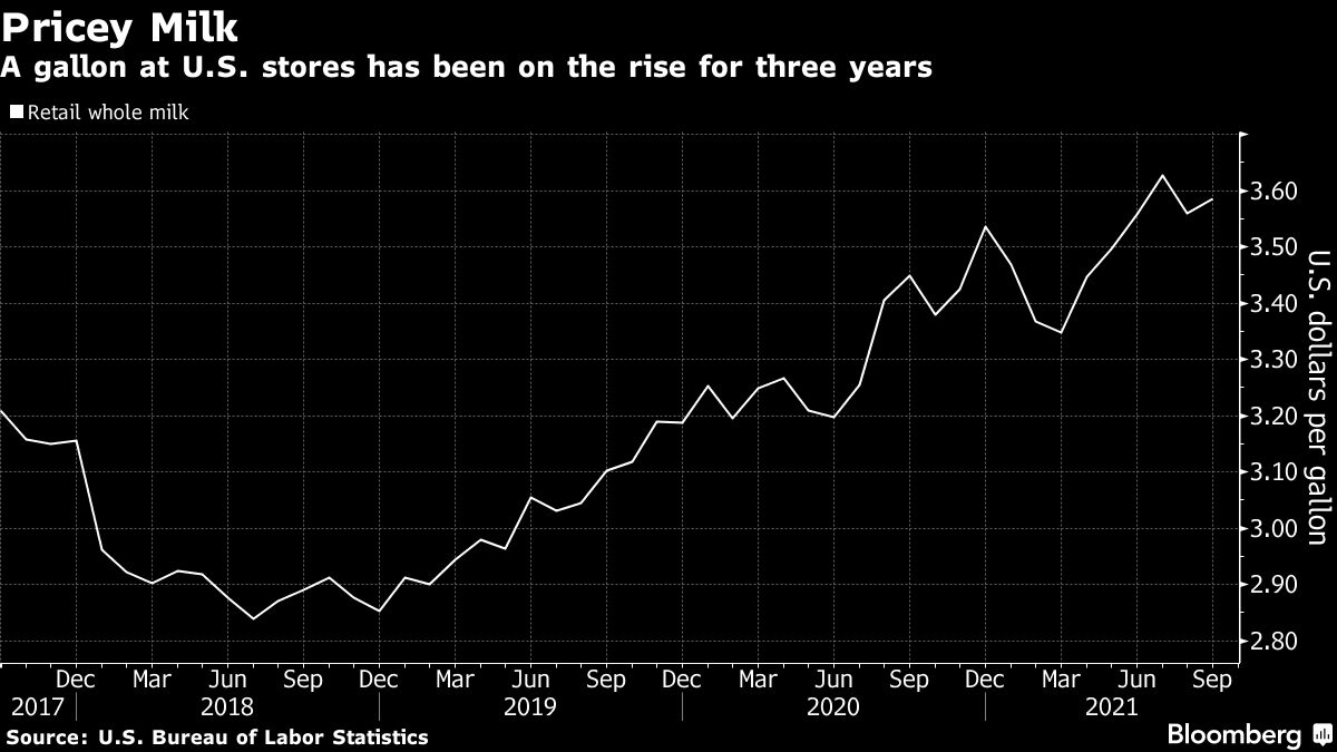 What Does a Gallon of Milk Cost? Prices Up 26 Since 2018 in U.S