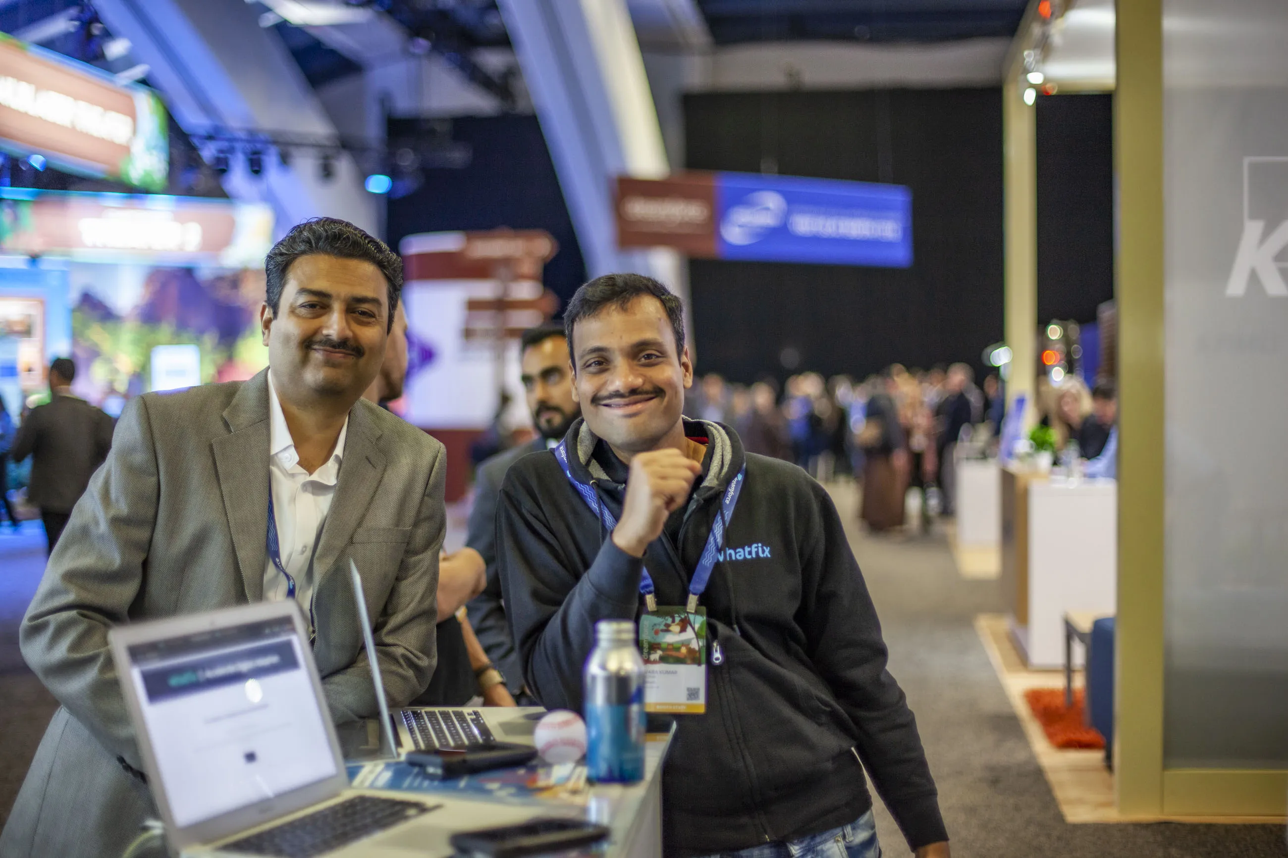 Khadim Batti, left, and Vara Kumar.