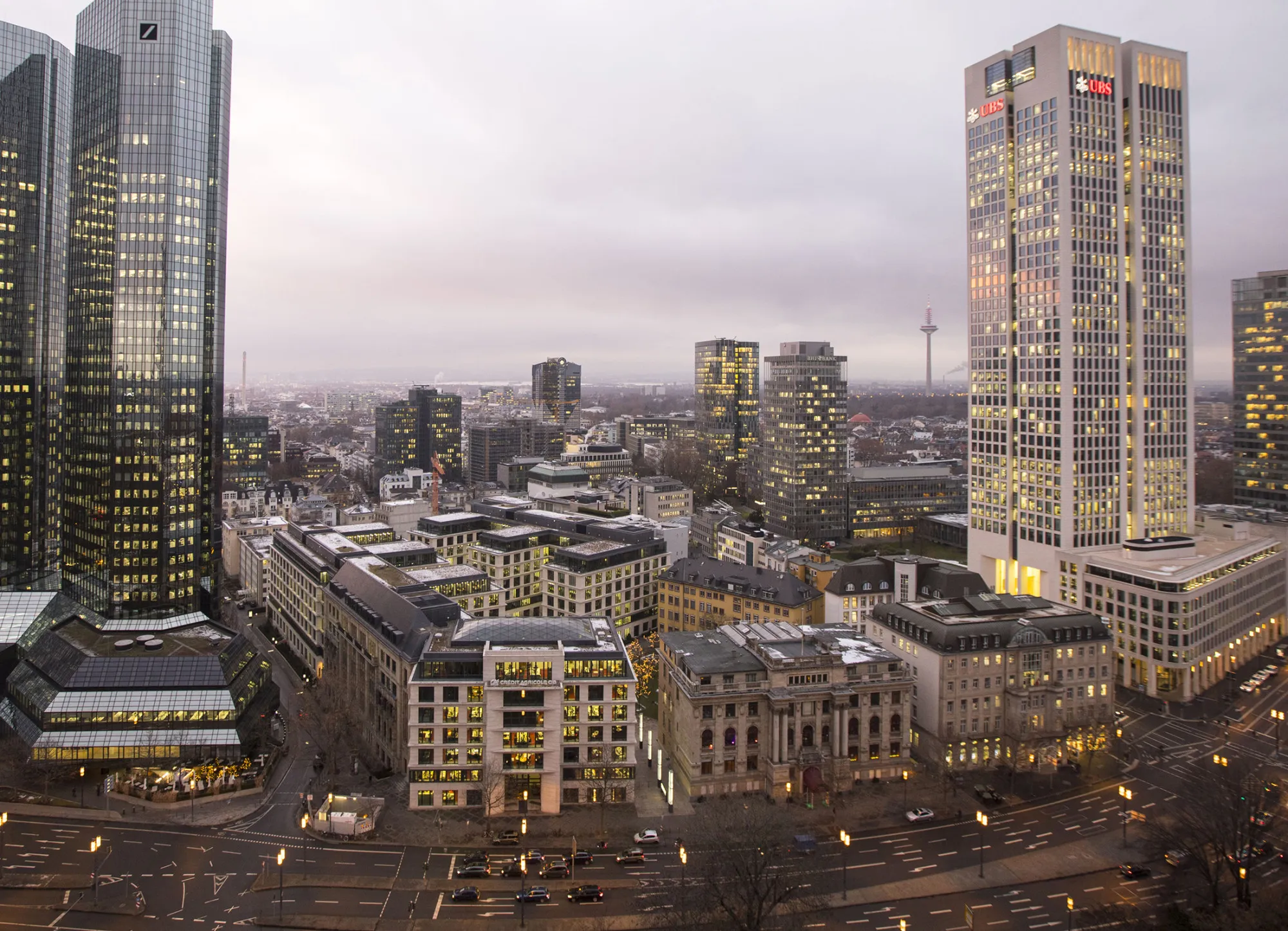 The offices of UBS Group AG, in Frankfurt, Germany, on Jan. 2.
