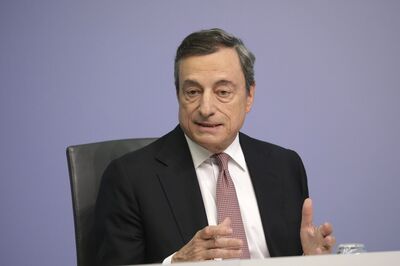 European Central Bank President Mario Draghi Announces Rates Decision