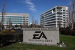 REDWOOD CITY, CALIFORNIA - JANUARY 30: A sign is posted in front of the Electronic Arts (EA) headquarters on January 30, 2024 in Redwood City, California. Video game maker Electronic Arts will report third quarter earnings today after the closing bell. (Photo by Justin Sullivan/Getty Images)