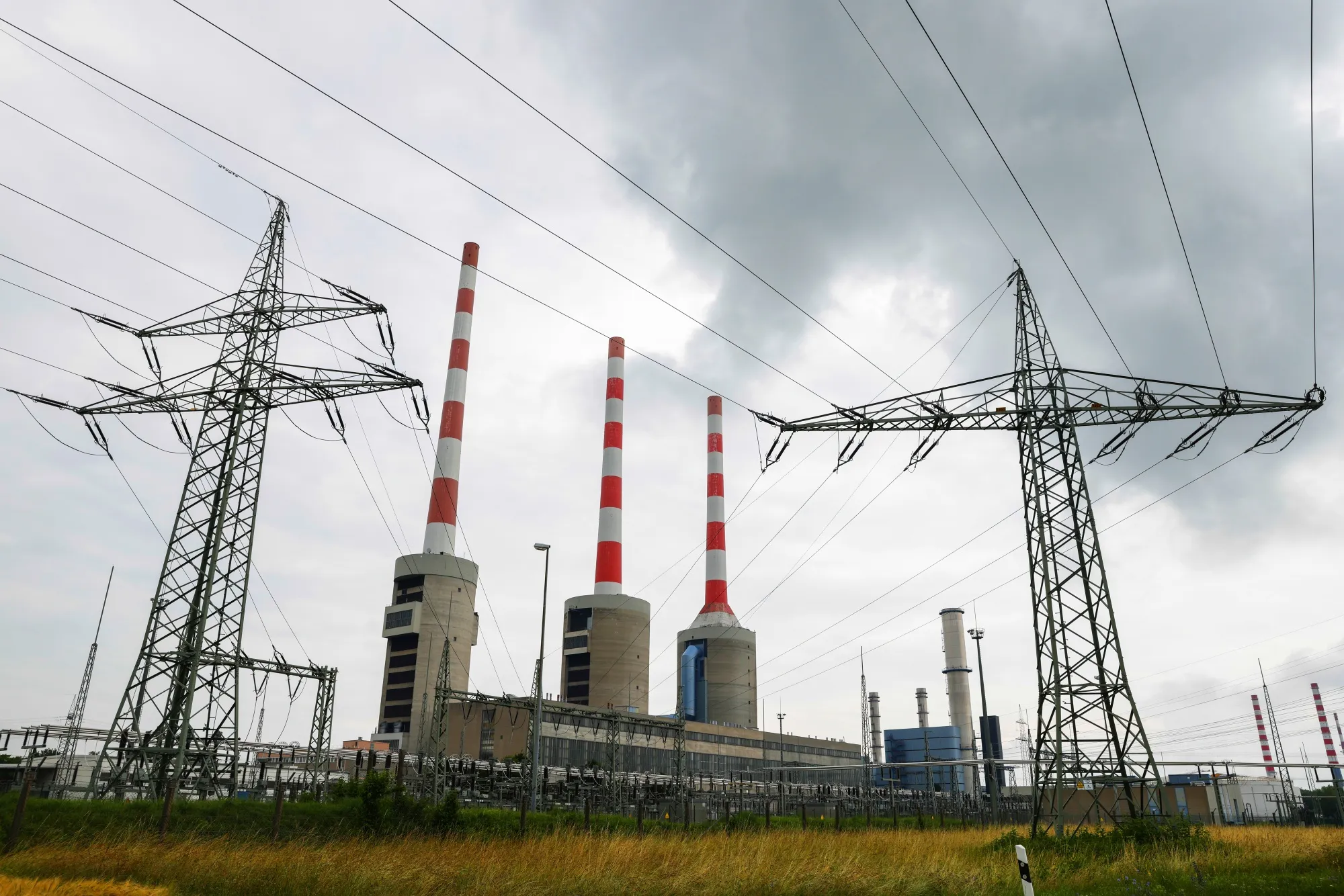 A gas-fired power plant in Germany.