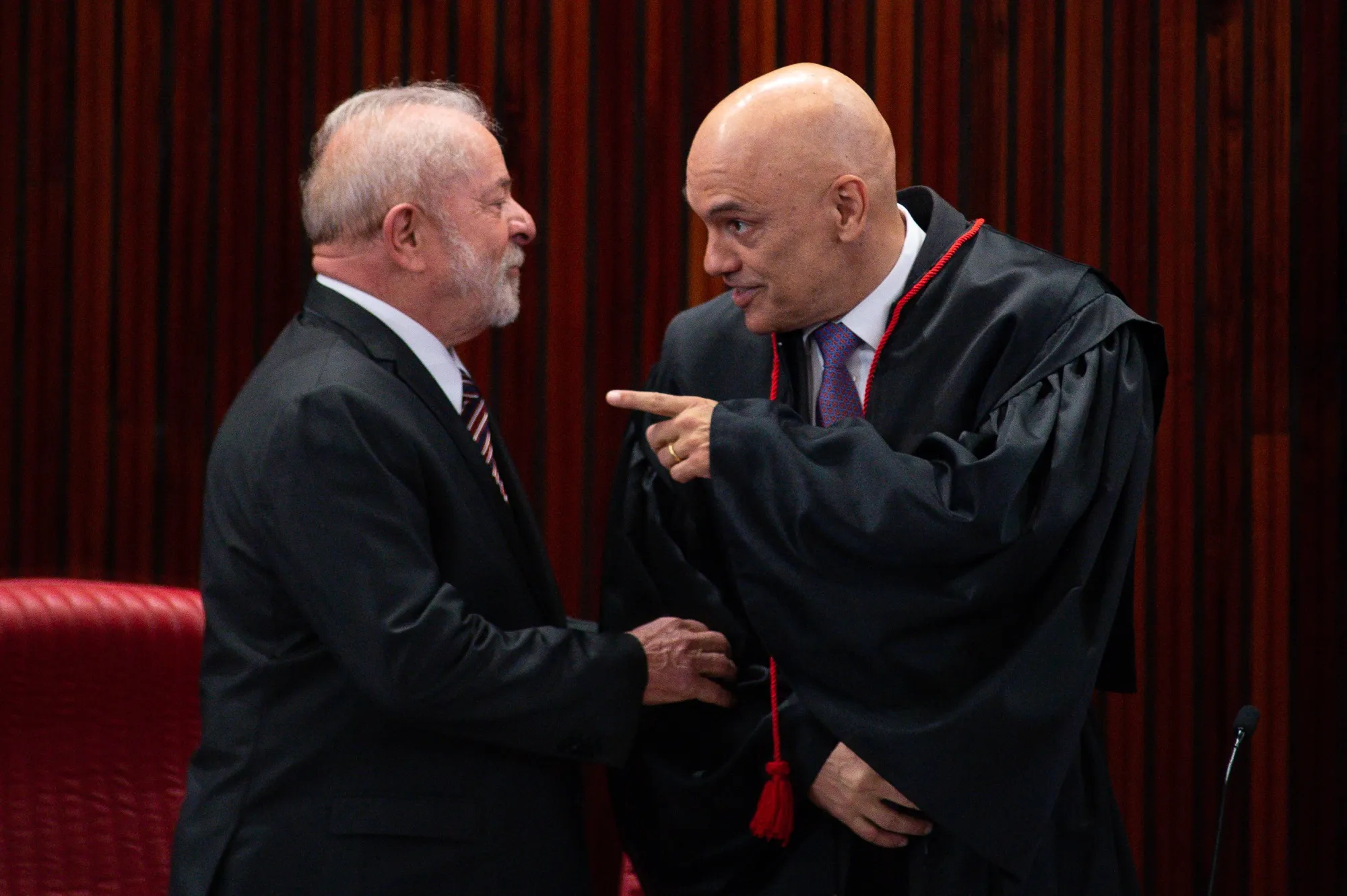 Luiz Inacio Lula da Silva and Alexandre de Moraes