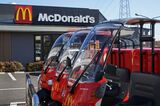 Exteriors of McDonald's Japan Restaurant As The Company Announces Full Year Earnings