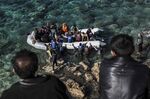 Refugees arrive at the Greek island of Chios. With little more than 100 of a planned 160,000 asylum-seekers sent from Greece and Italy to future homes in other European countries and winter setting in, EU interior ministers said the record-setting influx threatens to overwhelm some governments.
