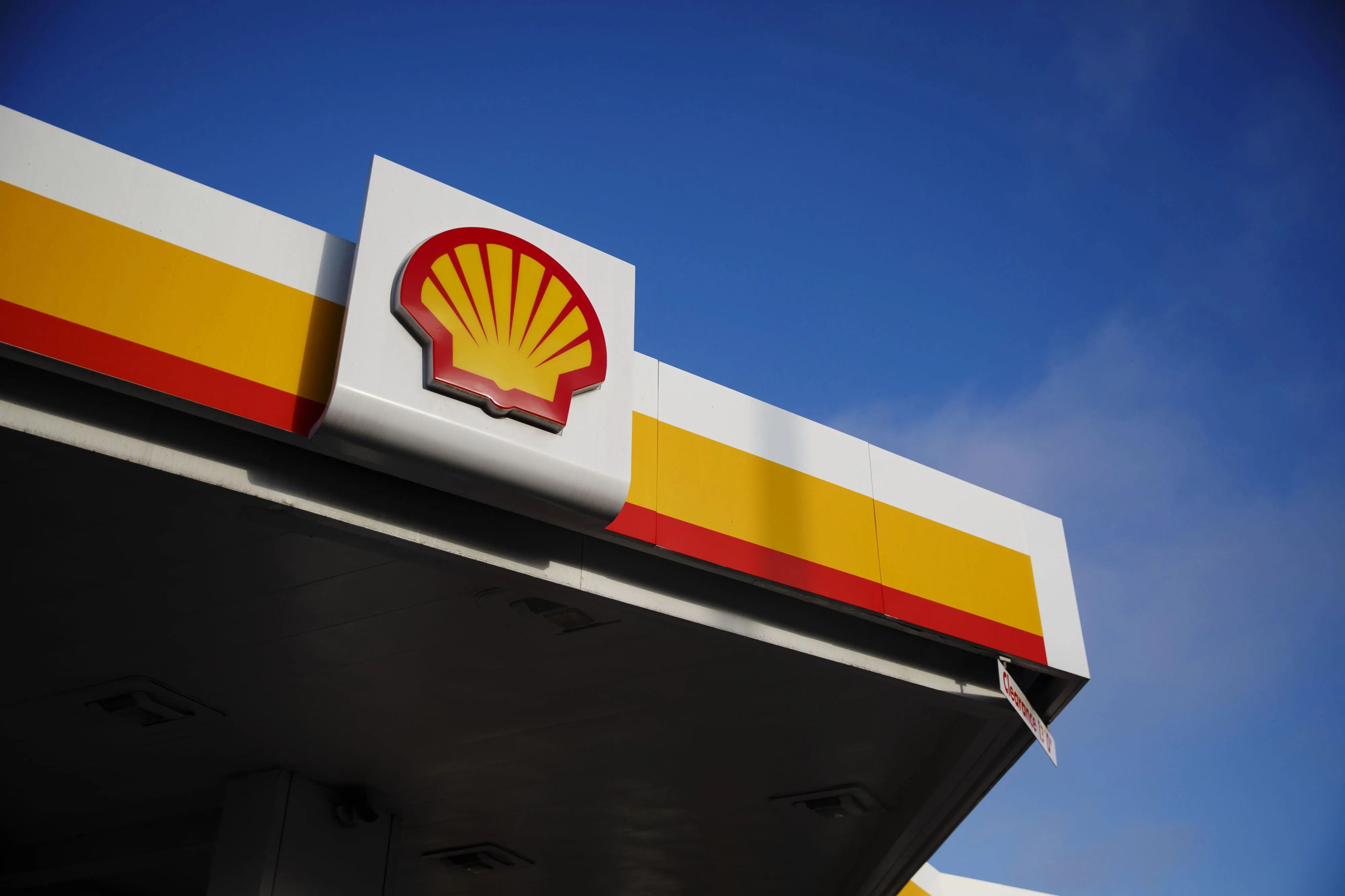 Shell Plc gas station in Torrance, California.